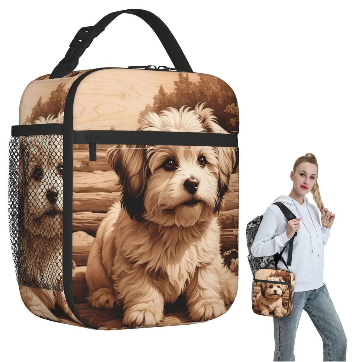 Термосумка для обедов Havanese The Joyful Spirit Of Wood с изоляцией из древесного волокна для женщин и детей, герметичные контейнеры для еды, термосумка-тоут
Термосумка для обедов Havanese The Joyful Spirit Of Wood с изоляцией из древесного волокна для женщин и детей, герметичные контейнеры для еды, термосумка-тоут