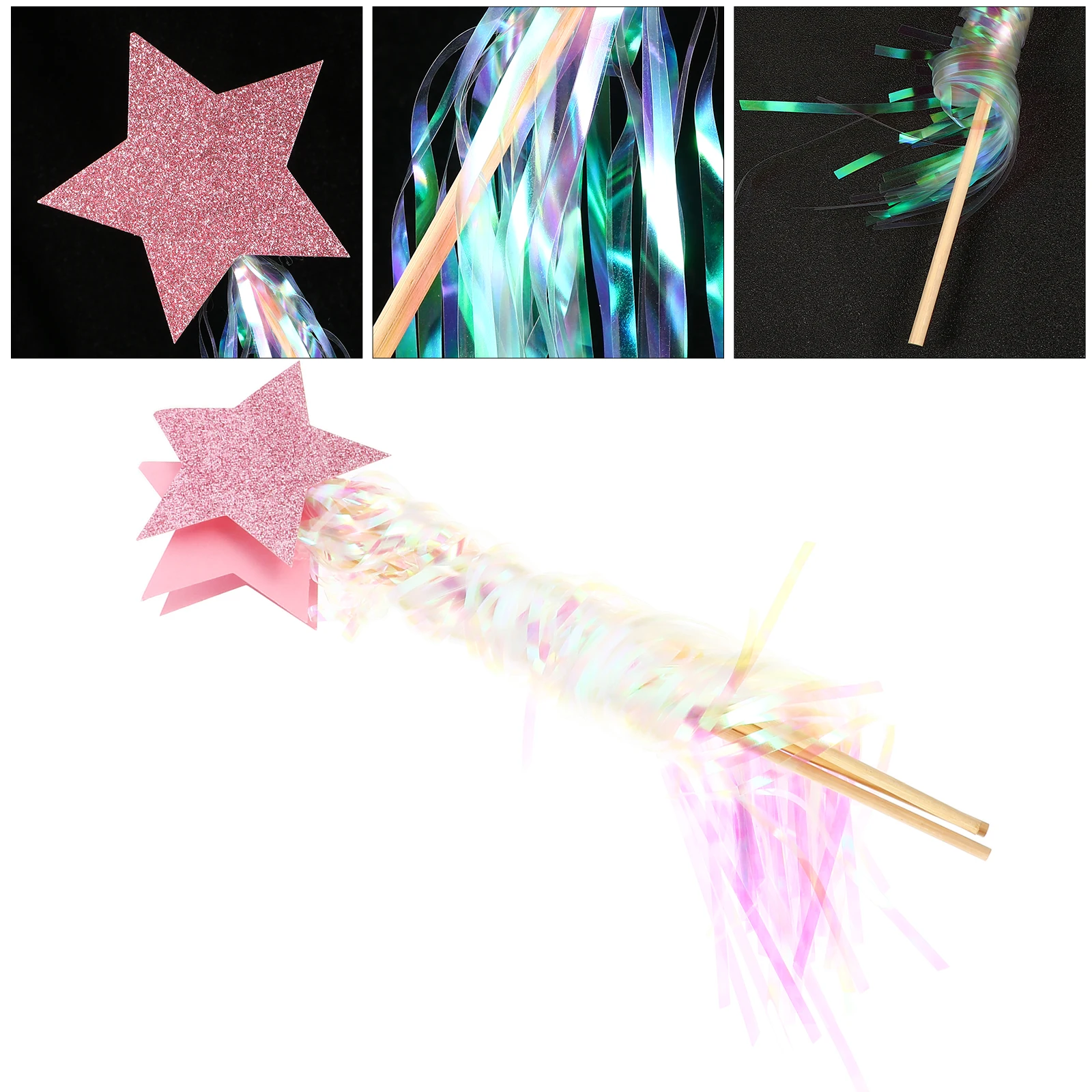 6 Pcs Fairy Tale Photo Props Wood Stick Star Wand Angel Wedding Halloween Party Bright Toys Concert Dance Photography
6 Pcs Fairy Tale Photo Props Wood Stick Star Wand Angel Wedding Halloween Party Bright Toys Concert Dance Photography
