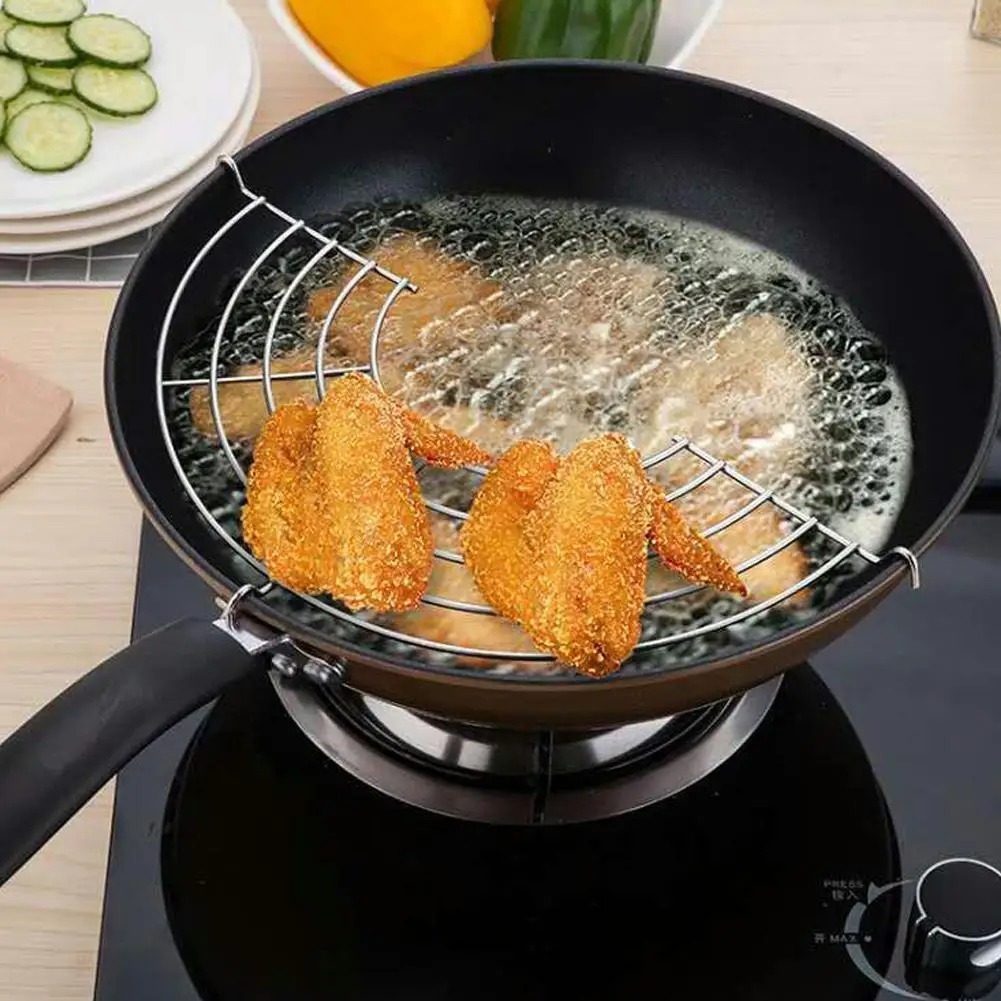 【Clearance Sale】1PC Stainless Steel Semicircle Heat Insulation Steam Rack Drain Oil Filter Rack Kitchen Gadgets
【Clearance Sale】1PC Stainless Steel Semicircle Heat Insulation Steam Rack Drain Oil Filter Rack Kitchen Gadgets