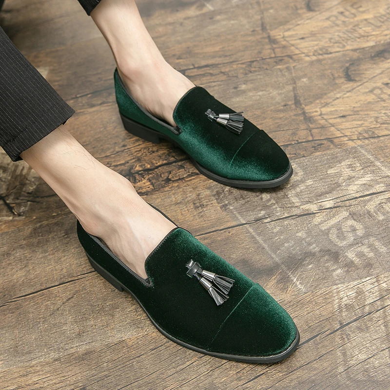 Premium Suede Loafers Handmade Tassels Elegant Men's Classic Casual Shoes Slip on Flats Comfortable Soft Non-slip Driving Shoes
Premium Suede Loafers Handmade Tassels Elegant Men's Classic Casual Shoes Slip on Flats Comfortable Soft Non-slip Driving Shoes