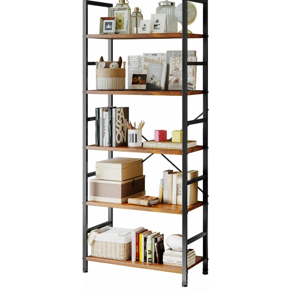 5-уровневая высокая книжная полка, угловой органайзер для хранения для домашнего офиса, спальни, гостиной, гаражного комплекта, компакт-дисков, фильмов - коричневый
5-уровневая высокая книжная полка, угловой органайзер для хранения для домашнего офиса, спальни, гостиной, гаражного комплекта, компакт-дисков, фильмов - коричневый