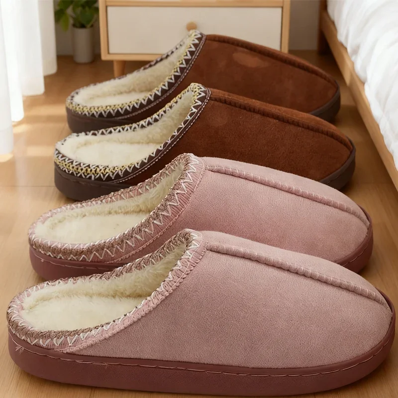 Cotton Slippers for Autumn and Winter Home Indoor Thick-Soled Non-Slip Home Couple Warm Fleece-Lined Soft Sole Warm
Cotton Slippers for Autumn and Winter Home Indoor Thick-Soled Non-Slip Home Couple Warm Fleece-Lined Soft Sole Warm