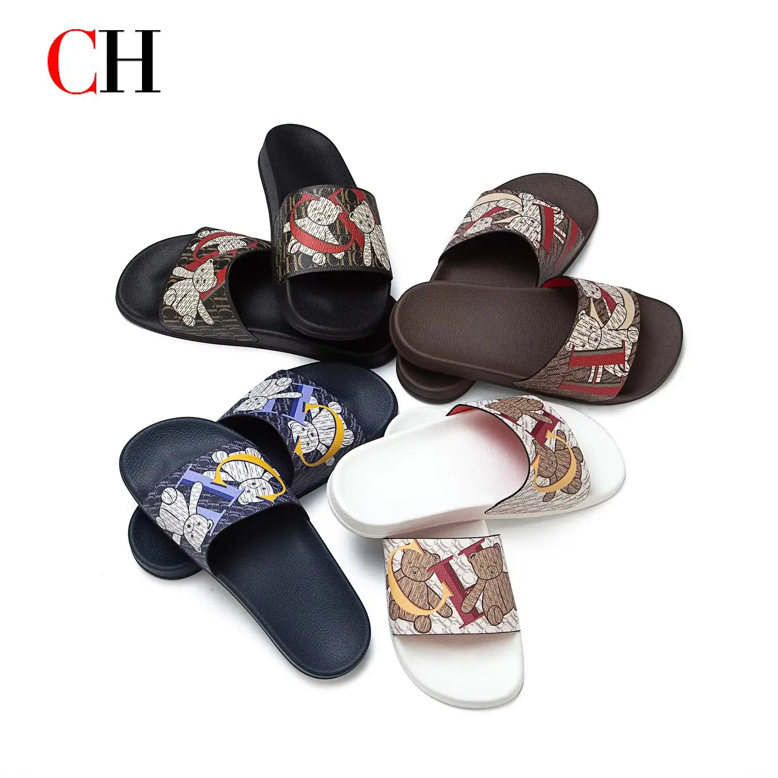 CH Printed Slide Sandals Women Open Toe Non Slip Rubber Sole Premium Material Casual Slippers For Summer Wear
CH Printed Slide Sandals Women Open Toe Non Slip Rubber Sole Premium Material Casual Slippers For Summer Wear