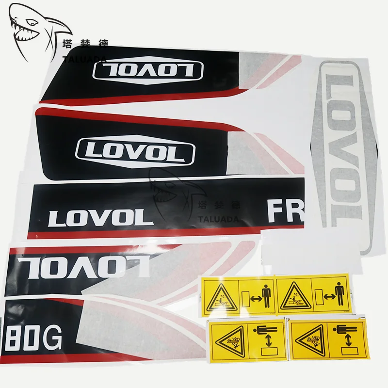 For Lovol Whole Set Machine Sticker FR150-8 decoration decals dangerous sign Lovol logo sticker Hot Sale Excavator Parts
For Lovol Whole Set Machine Sticker FR150-8 decoration decals dangerous sign Lovol logo sticker Hot Sale Excavator Parts