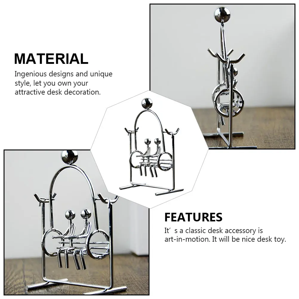 Little Ornament Physics Balancing Tumbler Toy Pendulum Desk Decoration Balance Ball Swinging Tumbler Iron
Little Ornament Physics Balancing Tumbler Toy Pendulum Desk Decoration Balance Ball Swinging Tumbler Iron