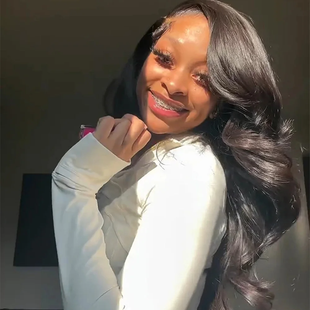 200% Density Body Wave Lace Front Wig Brazilian 40 46 Inch Pre Plucked Natural Black Human Hair 13x6 13x4 HD Transparent Lace Frontal Wigs For Women
200% Density Body Wave Lace Front Wig Brazilian 40 46 Inch Pre Plucked Natural Black Human Hair 13x6 13x4 HD Transparent Lace Frontal Wigs For Women