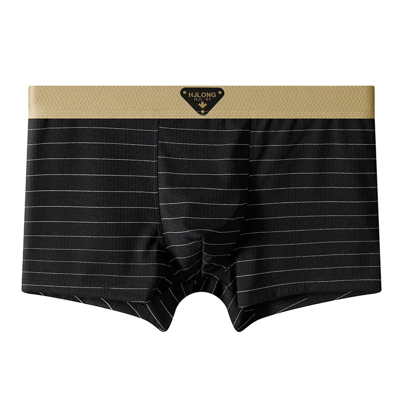 Men Low-waist Boxer Shorts Striped Print Trunks Elastic Breathable Underwear Underpants Men's Intimate Panties U Convex Pouch
Men Low-waist Boxer Shorts Striped Print Trunks Elastic Breathable Underwear Underpants Men's Intimate Panties U Convex Pouch