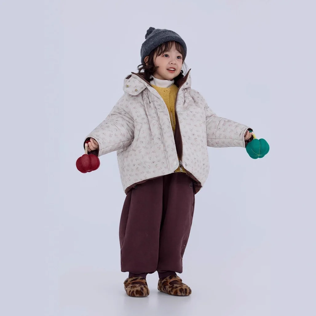 Winter Kids Baby Girl Parkas Hooded Floral Pattern Thicken Warm Toddler Girl Reversible Jacket Embroidery Children Girl Coat
Winter Kids Baby Girl Parkas Hooded Floral Pattern Thicken Warm Toddler Girl Reversible Jacket Embroidery Children Girl Coat