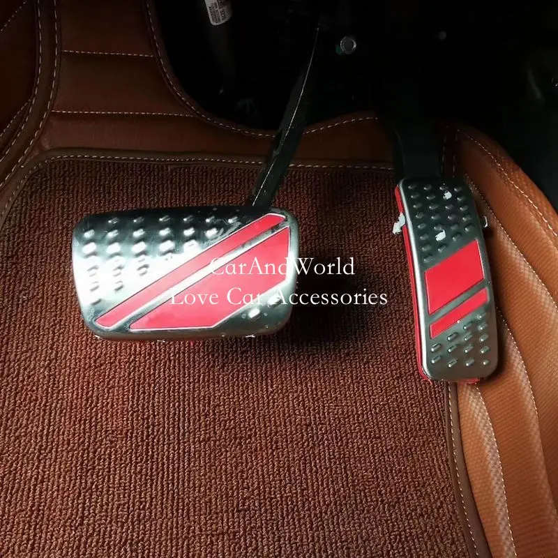 Aluminium Alloy Car AT Foot Rest Pedals Accelerator Gas Pedal Brake Cover Non-slip Pads For Buick Encore 2020-2023
Aluminium Alloy Car AT Foot Rest Pedals Accelerator Gas Pedal Brake Cover Non-slip Pads For Buick Encore 2020-2023