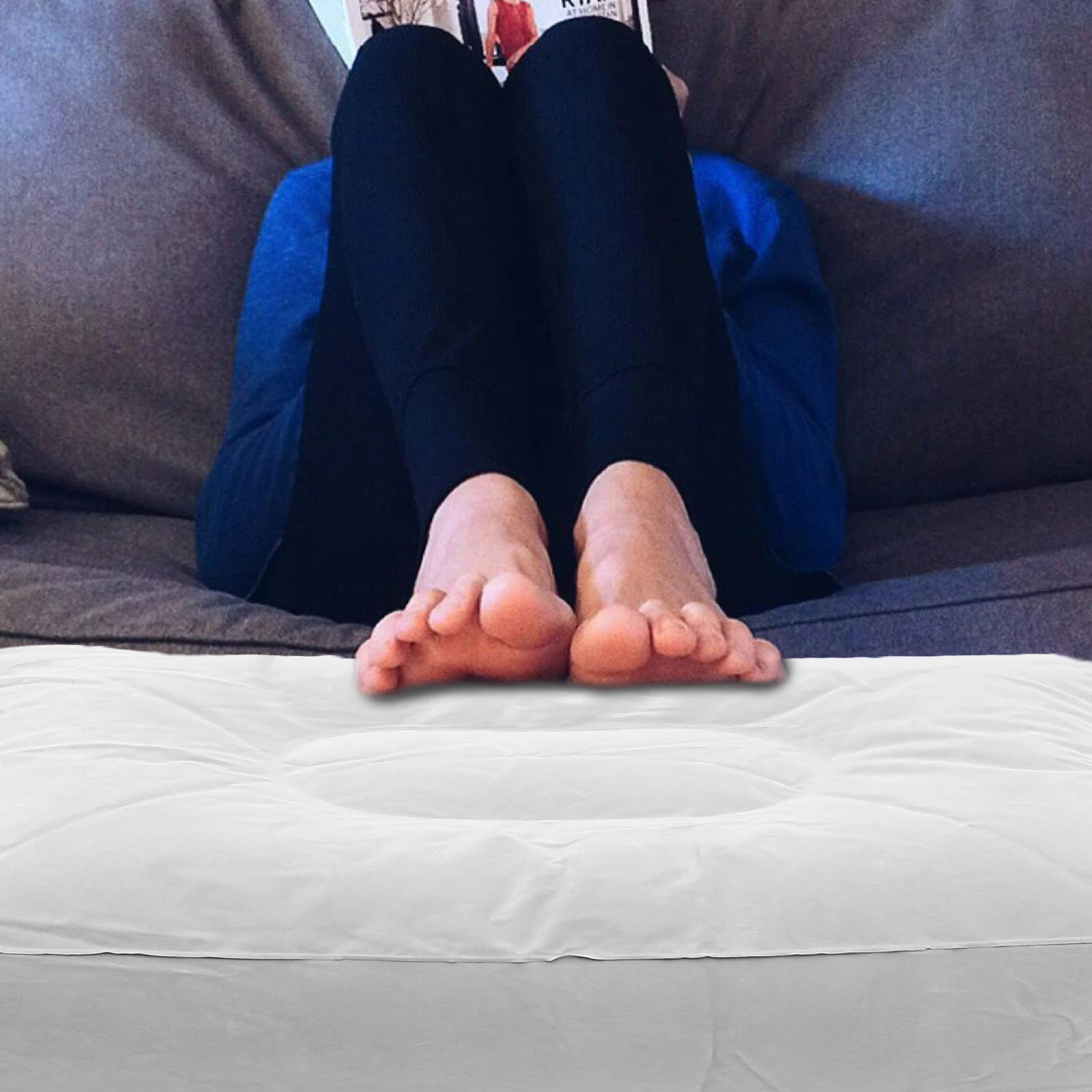 Inflatable Foot Rest Pillow Cushion for Travel Airplane Car Train Home Adjustable Height Leg Support Mats Footrest Pads
Inflatable Foot Rest Pillow Cushion for Travel Airplane Car Train Home Adjustable Height Leg Support Mats Footrest Pads