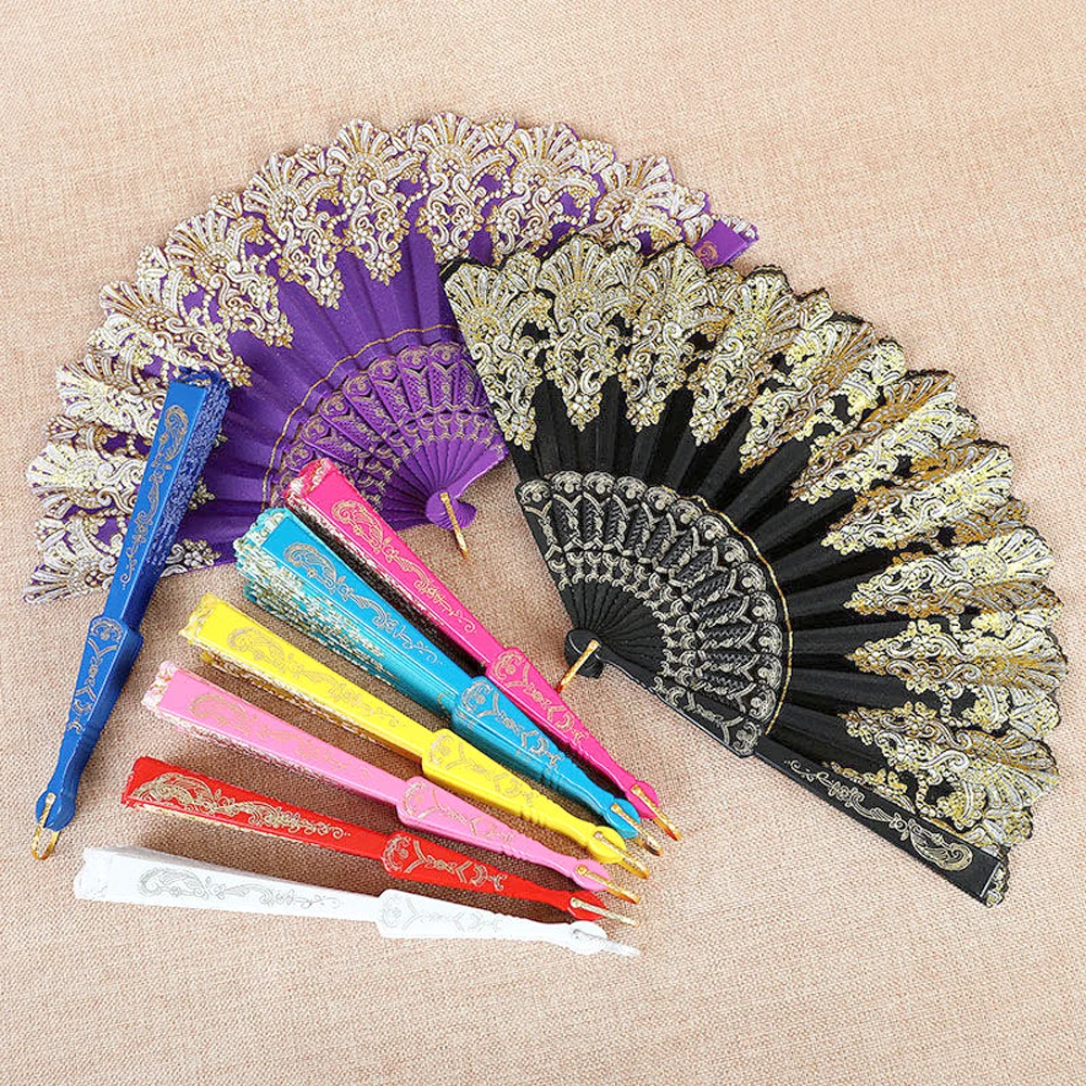 Chinese Folding Silk Cloth Embroidery Flower Fan Surface Plastic Framework Drama Dance Perform Props Spanish Wing Chun
Chinese Folding Silk Cloth Embroidery Flower Fan Surface Plastic Framework Drama Dance Perform Props Spanish Wing Chun