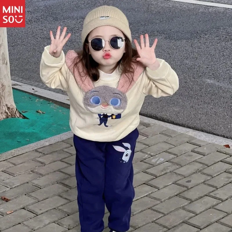 Miniso 2025 Girls 3D Decoration Spring Autumn Cute Rabbit, Big Kids Cartoon Bunny Hoodie Top Children Clothing
Miniso 2025 Girls 3D Decoration Spring Autumn Cute Rabbit, Big Kids Cartoon Bunny Hoodie Top Children Clothing