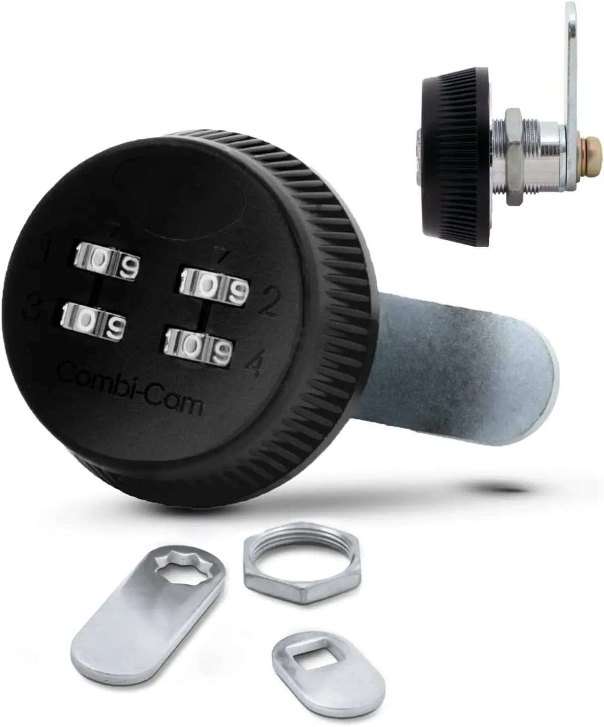 4-Dial Combination Cabinet Cam Lock with Keyless Security, Rust Resistant Zinc Alloy for File Cabinets, Drawers, and Mailboxes
4-Dial Combination Cabinet Cam Lock with Keyless Security, Rust Resistant Zinc Alloy for File Cabinets, Drawers, and Mailboxes