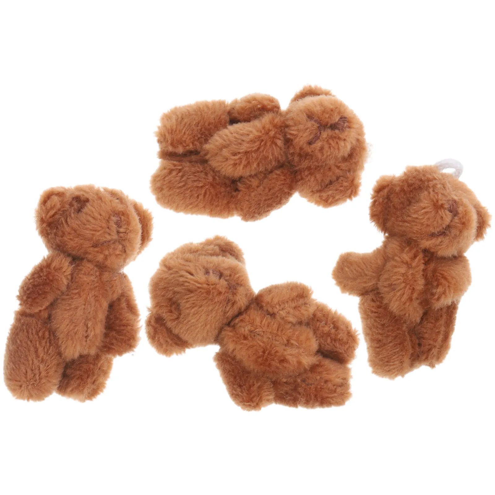 4Pcs Mini Bear Hanging Ornaments Lovely Cartoon Animal Pendant Dollhouse Decoration Wear-Resistant Portable Charm
4Pcs Mini Bear Hanging Ornaments Lovely Cartoon Animal Pendant Dollhouse Decoration Wear-Resistant Portable Charm