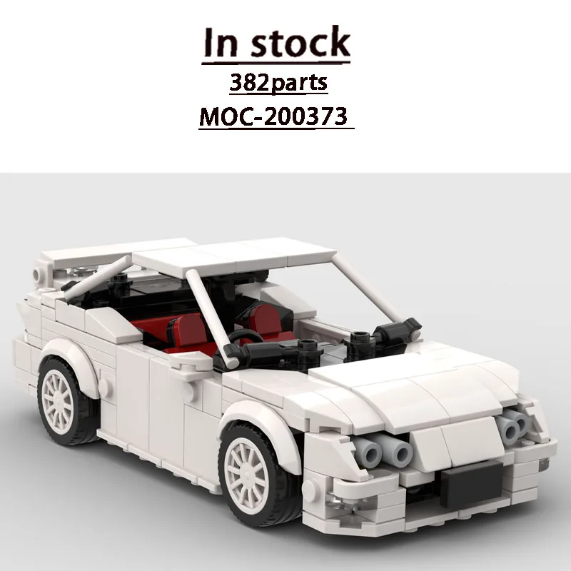 MOC-200373White New Style Sports Supercar Building Block Model 382parts MOC Creative Boys Children's Birthday Christmas Toy Gift
MOC-200373White New Style Sports Supercar Building Block Model 382parts MOC Creative Boys Children's Birthday Christmas Toy Gift