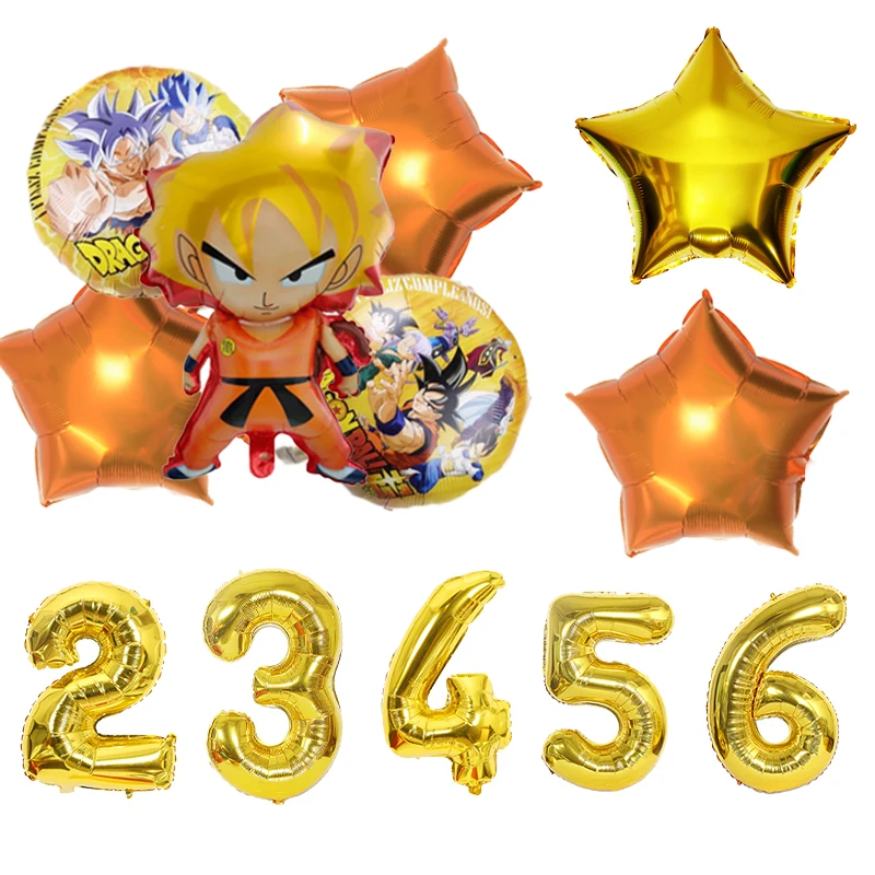 Dragon Ball Birthday Balloon Set Cartoon Anime Figures Suit Foil Number Balloons Festival Party Decorations Children Toys Gifts
Dragon Ball Birthday Balloon Set Cartoon Anime Figures Suit Foil Number Balloons Festival Party Decorations Children Toys Gifts