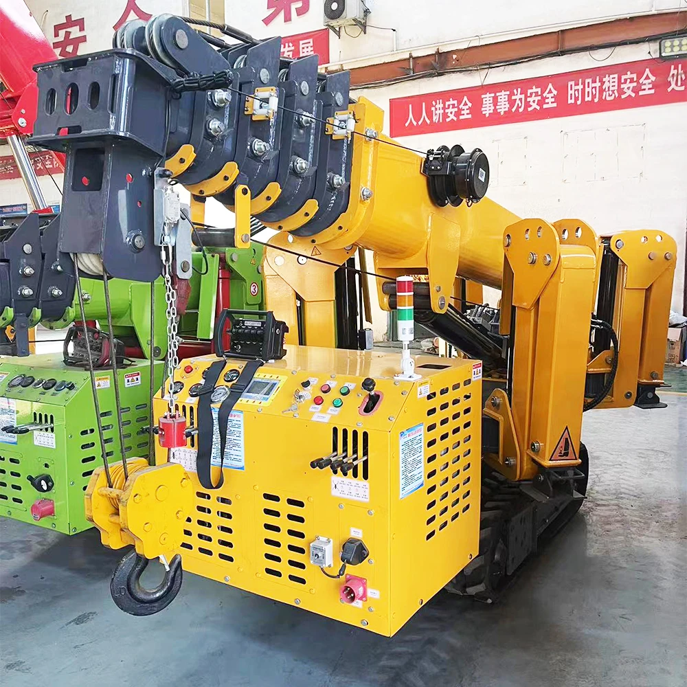 3T 1.2T Remote Control Spider Boom Crane for Glass Electric Diesel Mini Spider Crane Machine CE EPA for Construction Work Pro
3T 1.2T Remote Control Spider Boom Crane for Glass Electric Diesel Mini Spider Crane Machine CE EPA for Construction Work Pro