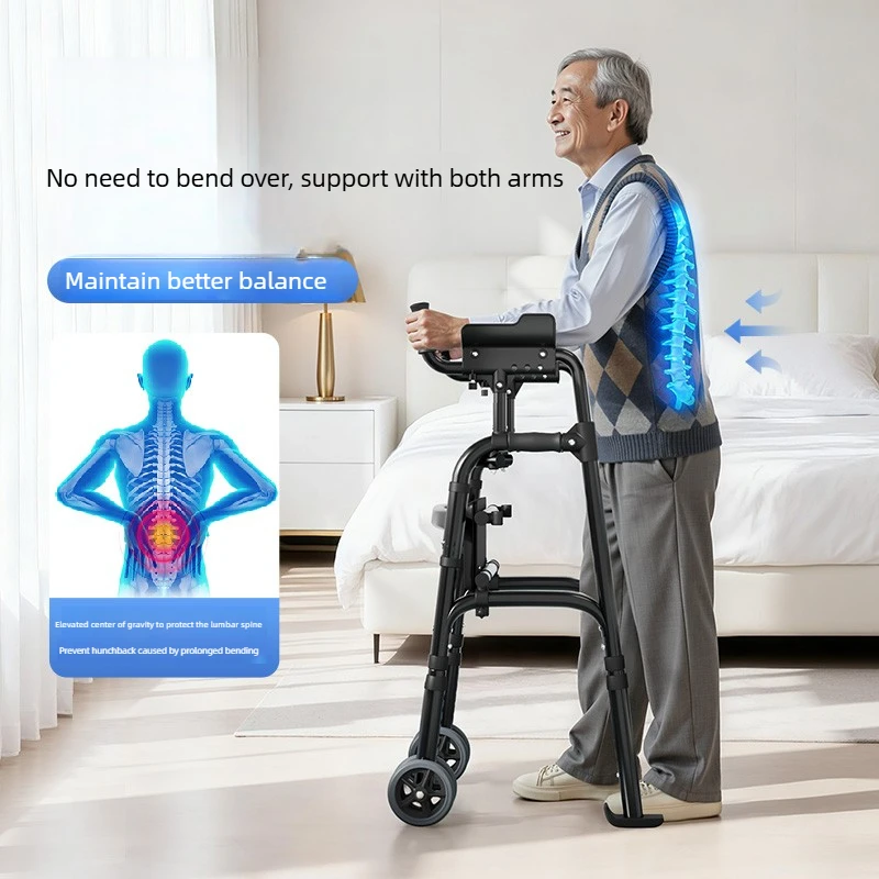 Adjustable Rehab Walker for Elderly,Walker with Armrest, Folding Aluminum Walker with Removable Armrests
Adjustable Rehab Walker for Elderly,Walker with Armrest, Folding Aluminum Walker with Removable Armrests