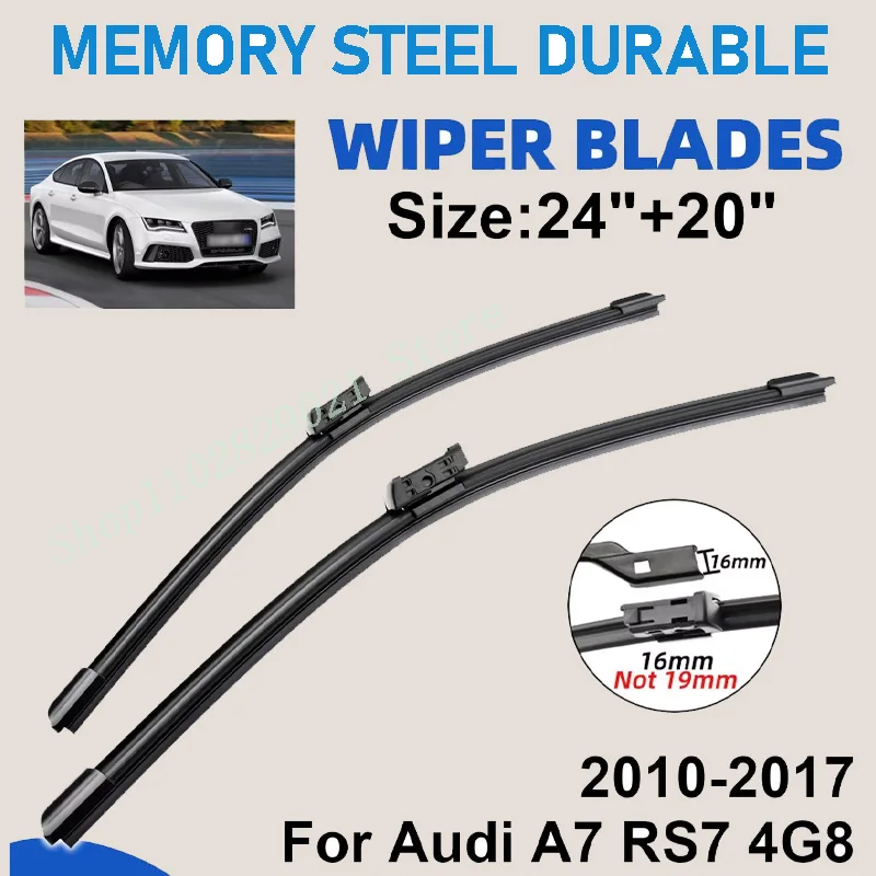 2PCS Wiper Blades Set Kit For Audi A7 RS7 4G8 2010-2017 Front Windshield Brushes Windscreen Window Accessories
2PCS Wiper Blades Set Kit For Audi A7 RS7 4G8 2010-2017 Front Windshield Brushes Windscreen Window Accessories