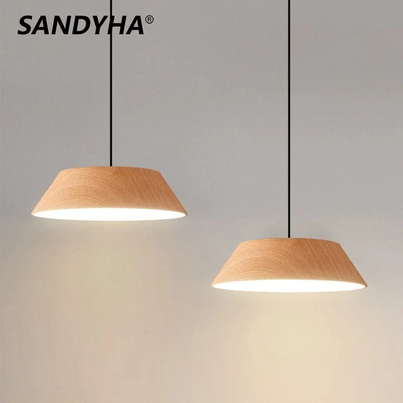 SANDYHA Nordic Creative Chinese Walnut Wood LED Pendant Lamp Chandelier for Bar Dining Room Bedroom Bedside Home Decor Lighting
SANDYHA Nordic Creative Chinese Walnut Wood LED Pendant Lamp Chandelier for Bar Dining Room Bedroom Bedside Home Decor Lighting