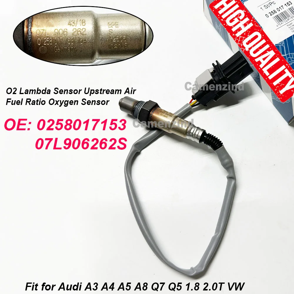 Датчик кислорода (лямбда-зонд) 0258017153 07L906262S, передний, для Audi A3 A4 A5 A8 Q7 Q5 1.8 2.0T, VW, высокое качество
Датчик кислорода (лямбда-зонд) 0258017153 07L906262S, передний, для Audi A3 A4 A5 A8 Q7 Q5 1.8 2.0T, VW, высокое качество