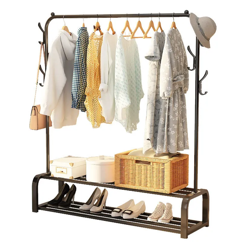 Factory Price Simple Floor Hanger Coat Rack Clothes Shoes Space Saving Home Furniture Luxury Assembly Clothes Rack Garment Rack
Factory Price Simple Floor Hanger Coat Rack Clothes Shoes Space Saving Home Furniture Luxury Assembly Clothes Rack Garment Rack