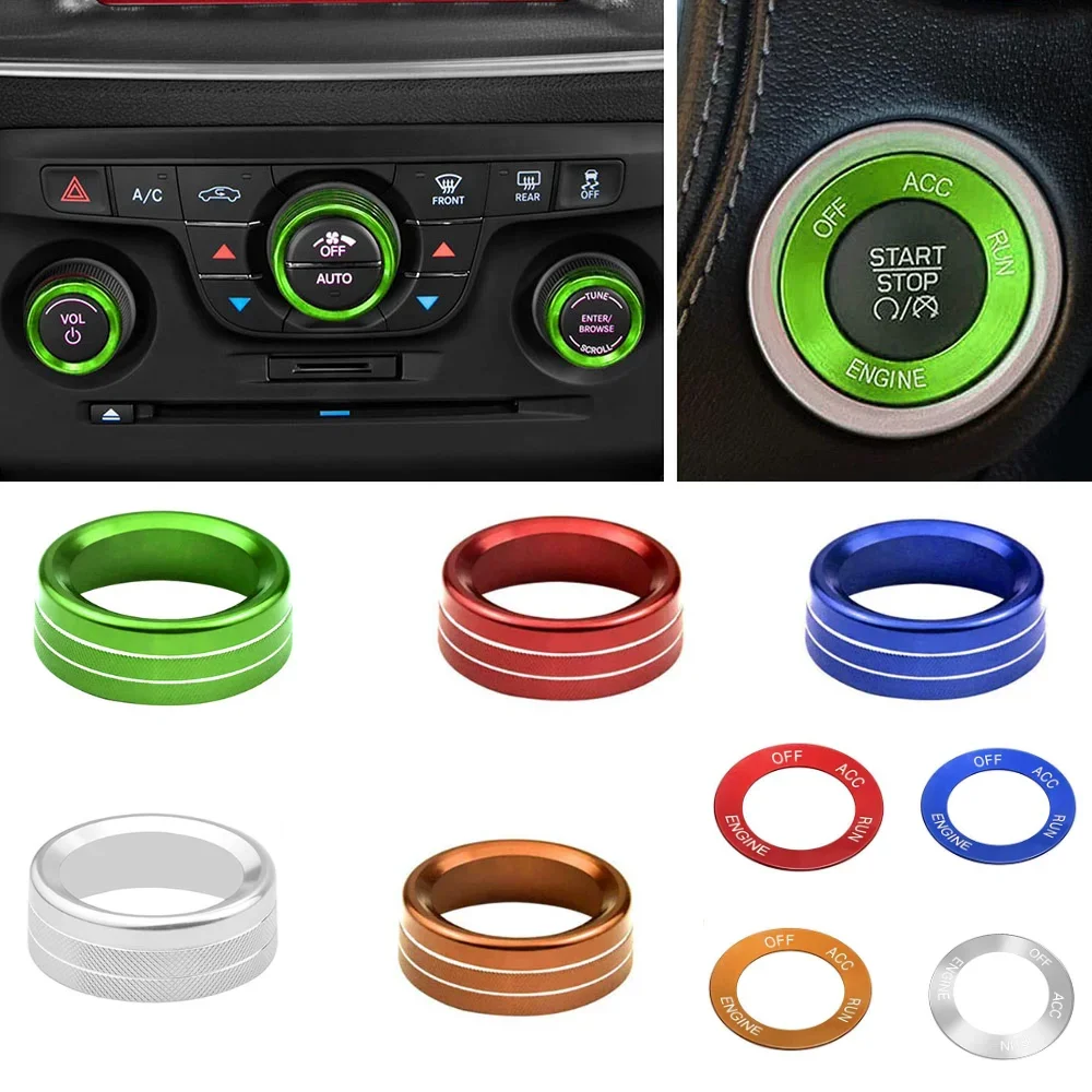 Air Conditioning Knob Cover For Dodge Challenger 300 300s (2015-2020) Aluminum Alloy A/C Engine Button Outer Ring Cover
Air Conditioning Knob Cover For Dodge Challenger 300 300s (2015-2020) Aluminum Alloy A/C Engine Button Outer Ring Cover