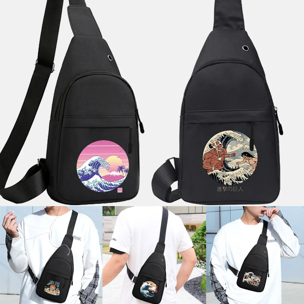 Chest Bags Men's Crossbody Bags Wave Print Chest Pack with USB Charging Earphones Cable Hole Backpack Women New Messenger Pouch
Chest Bags Men's Crossbody Bags Wave Print Chest Pack with USB Charging Earphones Cable Hole Backpack Women New Messenger Pouch