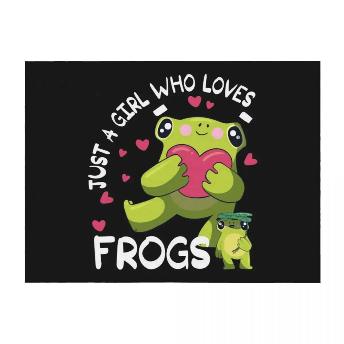 Just a girl who loves frogs Throw Blanket Picnic Warm funny gift heavy to sleep Blankets
Just a girl who loves frogs Throw Blanket Picnic Warm funny gift heavy to sleep Blankets
