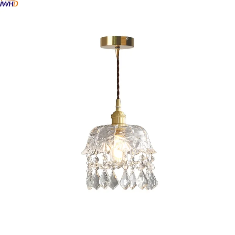 IWHD Luxury Crystal LED Pendant Light Living Dining Room Clear Glass Home Decor French Vintage Hanging Lamp Lampara Colgante
IWHD Luxury Crystal LED Pendant Light Living Dining Room Clear Glass Home Decor French Vintage Hanging Lamp Lampara Colgante