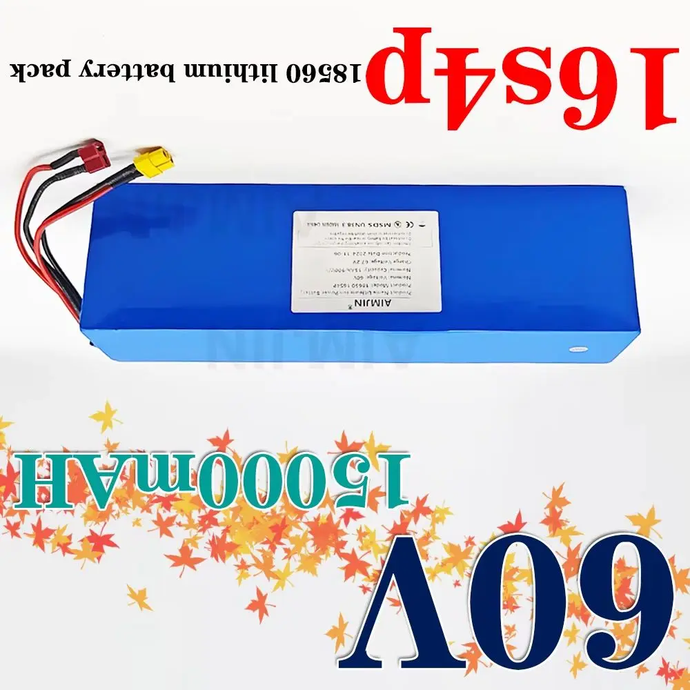 16s4p Battery Pack for Motorcycle, Scooter, Bicycle 2000W Motor 15000mAH 60V battery with BMS 18650 Lithium
16s4p Battery Pack for Motorcycle, Scooter, Bicycle 2000W Motor 15000mAH 60V battery with BMS 18650 Lithium