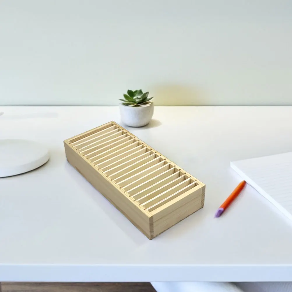 Multi-grid Business Card Storage Box Organizer Wooden Desk Accessories Compartment Holder Display Folder Wood Note Stationery
Multi-grid Business Card Storage Box Organizer Wooden Desk Accessories Compartment Holder Display Folder Wood Note Stationery