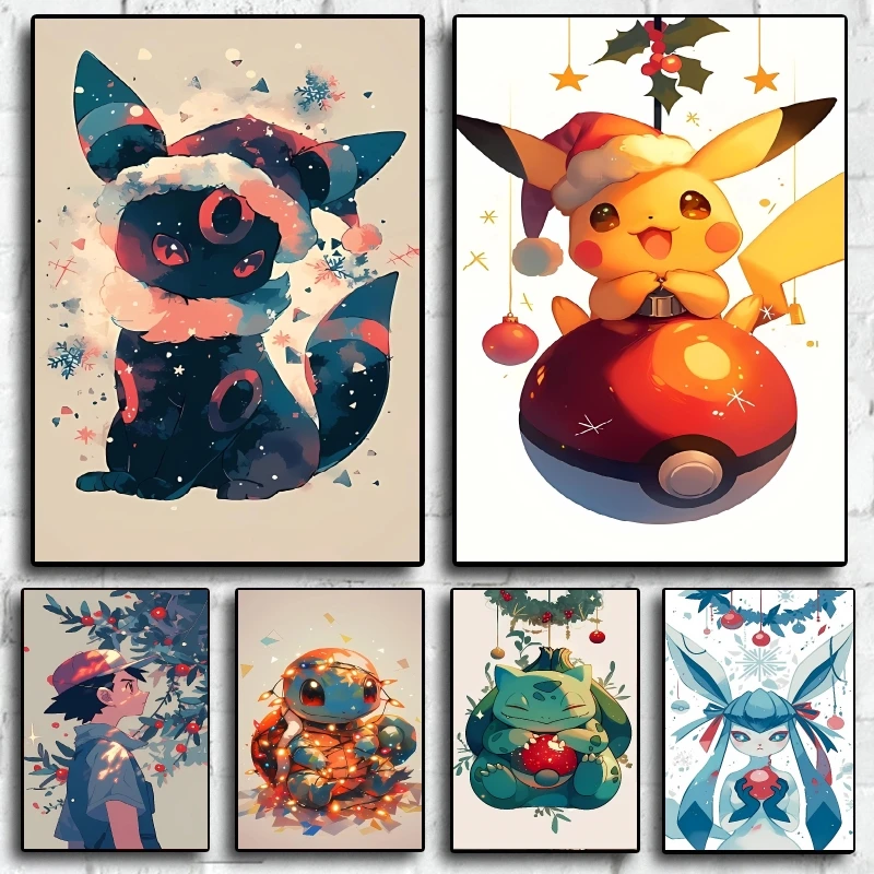 Canvas HD Prints Pokemon Umbreon Pikachu Poster Cartoon Character Picture Modern Living Room Wall Decoration Christmas Gift
Canvas HD Prints Pokemon Umbreon Pikachu Poster Cartoon Character Picture Modern Living Room Wall Decoration Christmas Gift