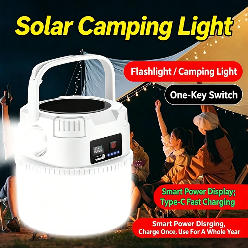 Solar outdoor camping light rechargeable long endurance tent light emergency bulb light solar charging
Solar outdoor camping light rechargeable long endurance tent light emergency bulb light solar charging