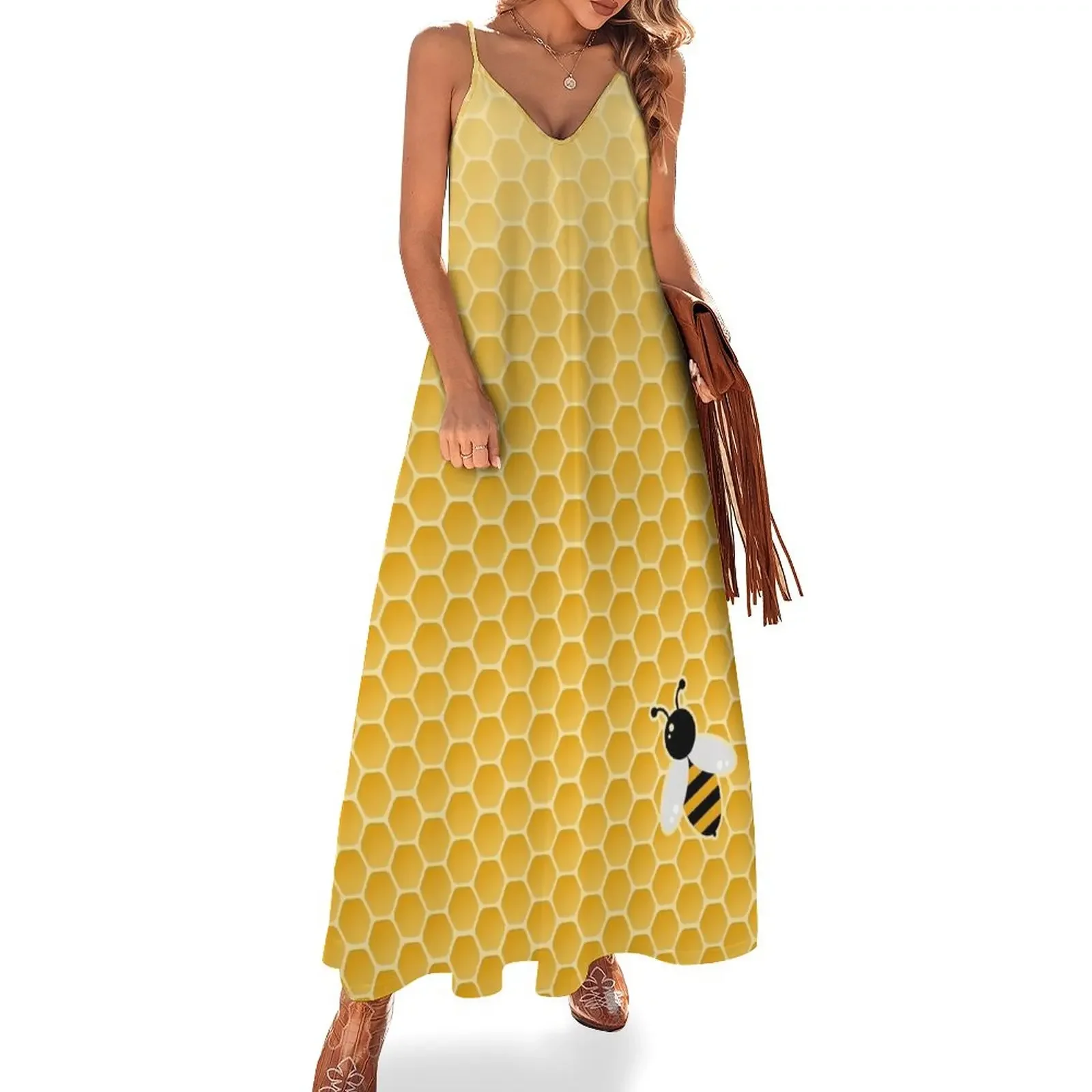 Bee-autiful Sleeveless Dress elegant evening dresses for women 2025 evening dress woman
Bee-autiful Sleeveless Dress elegant evening dresses for women 2025 evening dress woman