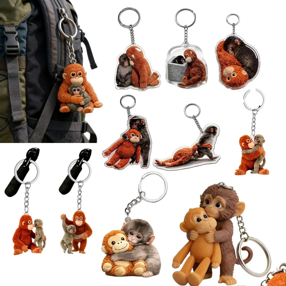Popular Punch Monkey Keychain 2D Flat Acrylic Cute Animal Lover Backpack Keychain Pendant Decorative Gift
Popular Punch Monkey Keychain 2D Flat Acrylic Cute Animal Lover Backpack Keychain Pendant Decorative Gift