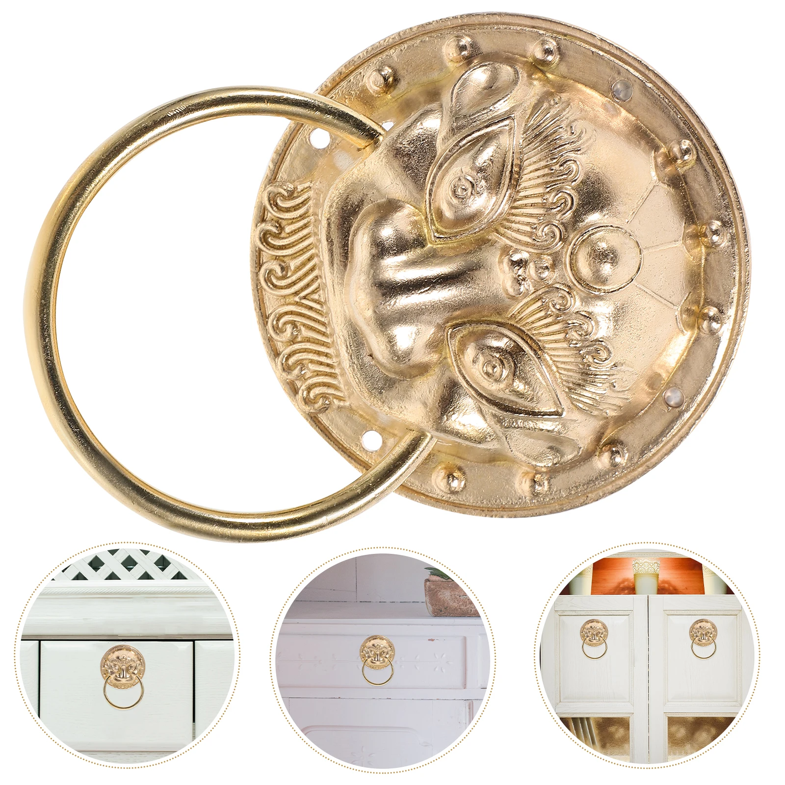 Retro 1 Vintage Front Doors Knocker Metal Door Knocker H for Front Gate Decorative Hardware Alloy Lion Head
Retro 1 Vintage Front Doors Knocker Metal Door Knocker H for Front Gate Decorative Hardware Alloy Lion Head