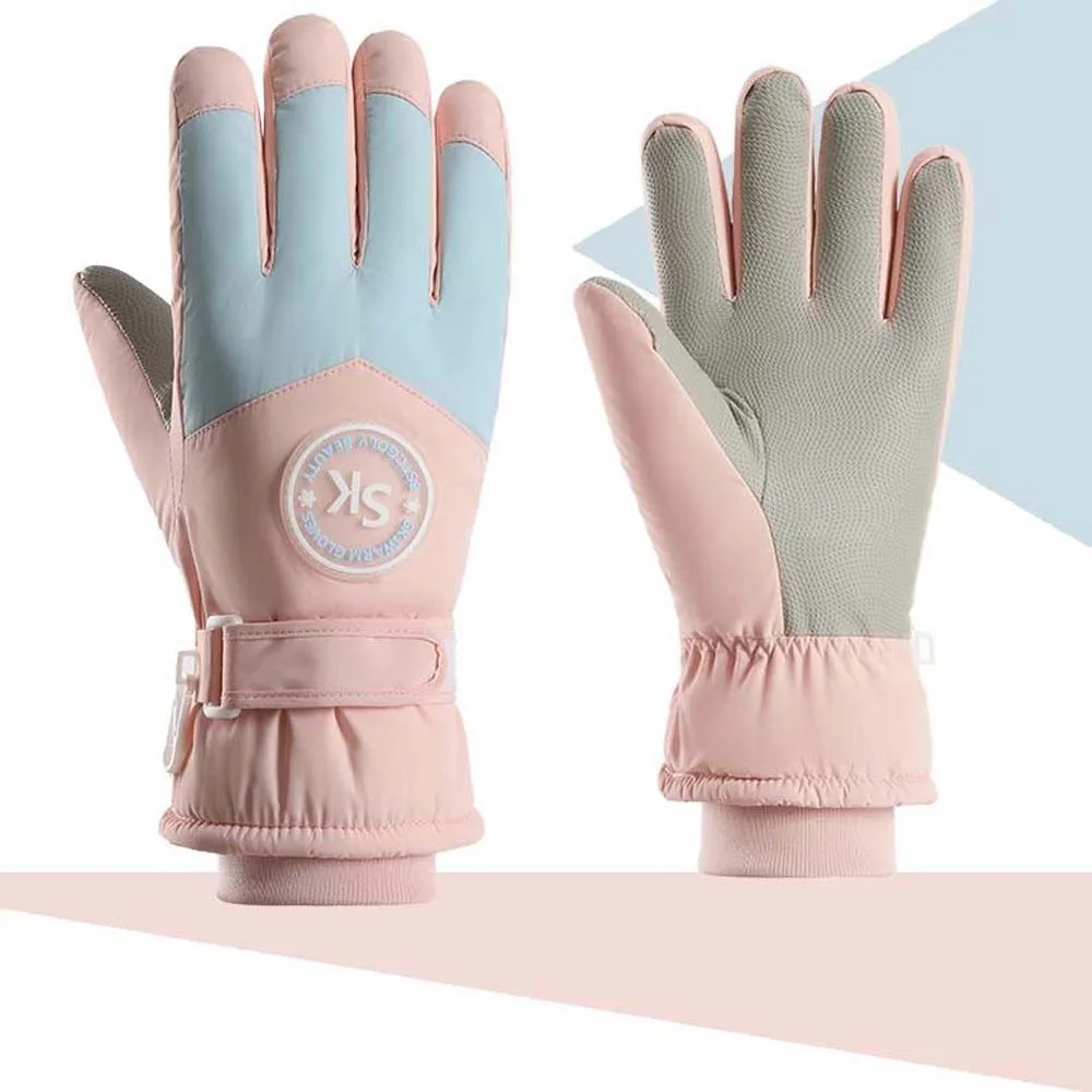 Adjustable Oxford Cloth Thickened Gloves Coral Fleece Soft Ski Anti-cold Mittens PU Warmer Finger Mittens Men
Adjustable Oxford Cloth Thickened Gloves Coral Fleece Soft Ski Anti-cold Mittens PU Warmer Finger Mittens Men