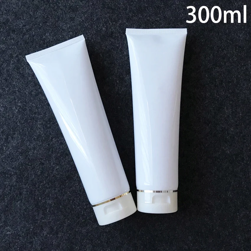 300ml White Plastic Soft Bottle 300g Cosmetic Facial Cream Packaging Tube Shampoo Body Gel Lotion Refillable Container
300ml White Plastic Soft Bottle 300g Cosmetic Facial Cream Packaging Tube Shampoo Body Gel Lotion Refillable Container