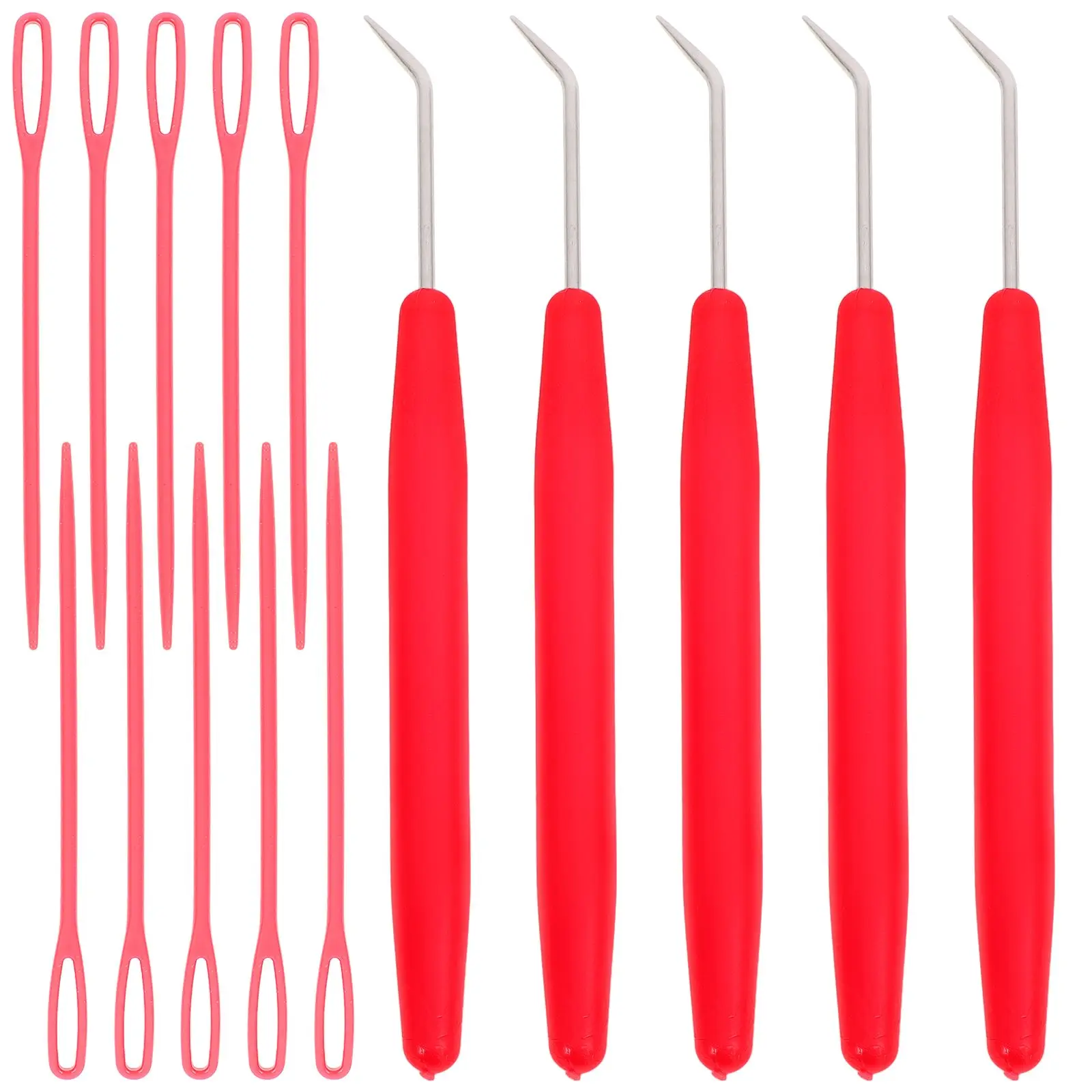 15 Pcs Tools Double Crochet Hooks Needles Knitting Hooks Lightweight Plastic Handle Stainless Steel Craft Gifts
15 Pcs Tools Double Crochet Hooks Needles Knitting Hooks Lightweight Plastic Handle Stainless Steel Craft Gifts