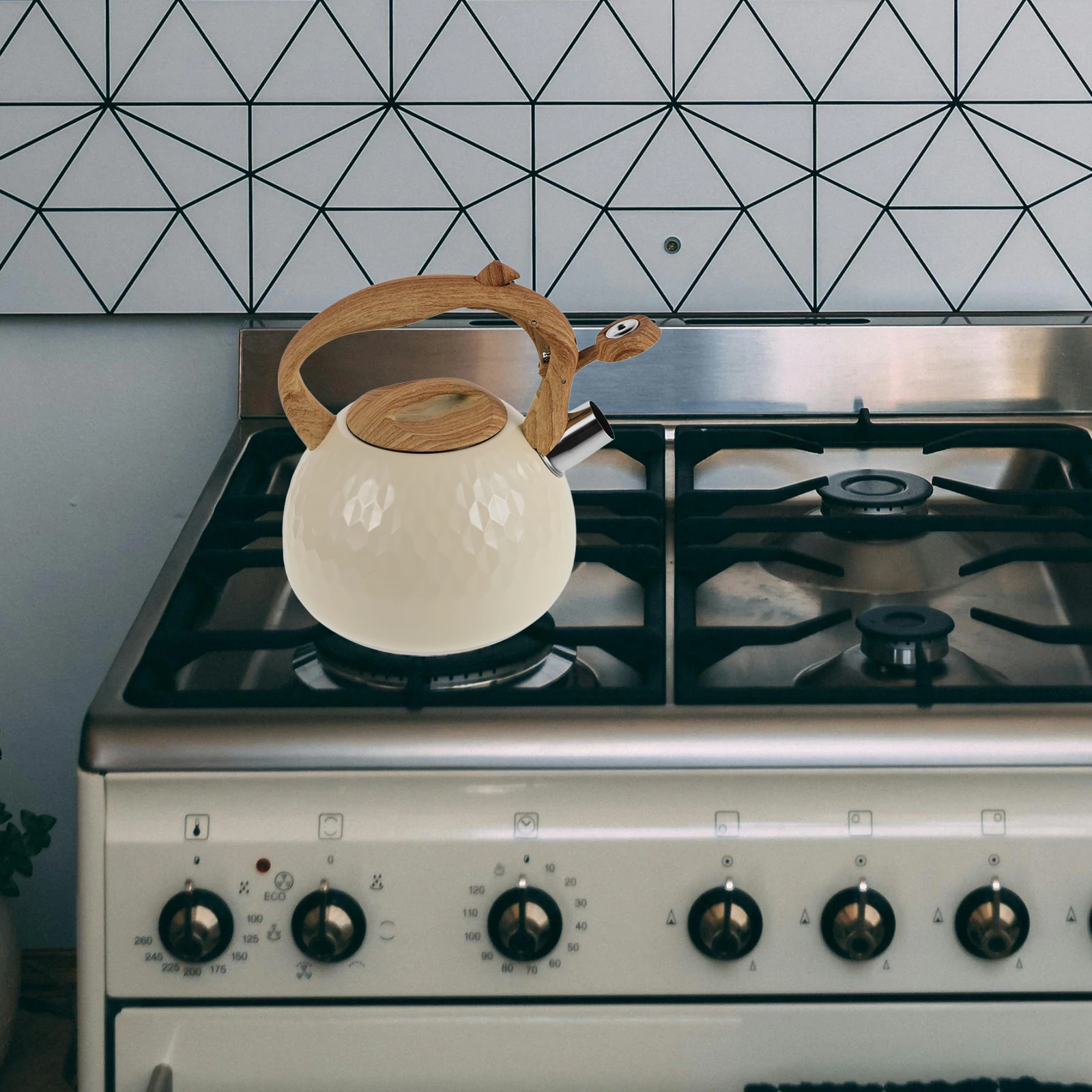 3 L Capacity Vintage Beige Hammered Whistling Kettle Flat Bottom Stovetop Tea Coffee Brewing Easy Clean
3 L Capacity Vintage Beige Hammered Whistling Kettle Flat Bottom Stovetop Tea Coffee Brewing Easy Clean