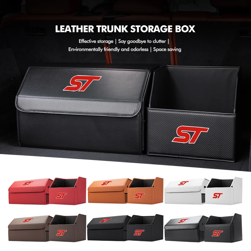 Car Trunk Interior Storage Box Leather Collapsible Tools Case For Ford ST Racing RS S Kuga Fiesta Fusion Mondeo Edge
Car Trunk Interior Storage Box Leather Collapsible Tools Case For Ford ST Racing RS S Kuga Fiesta Fusion Mondeo Edge