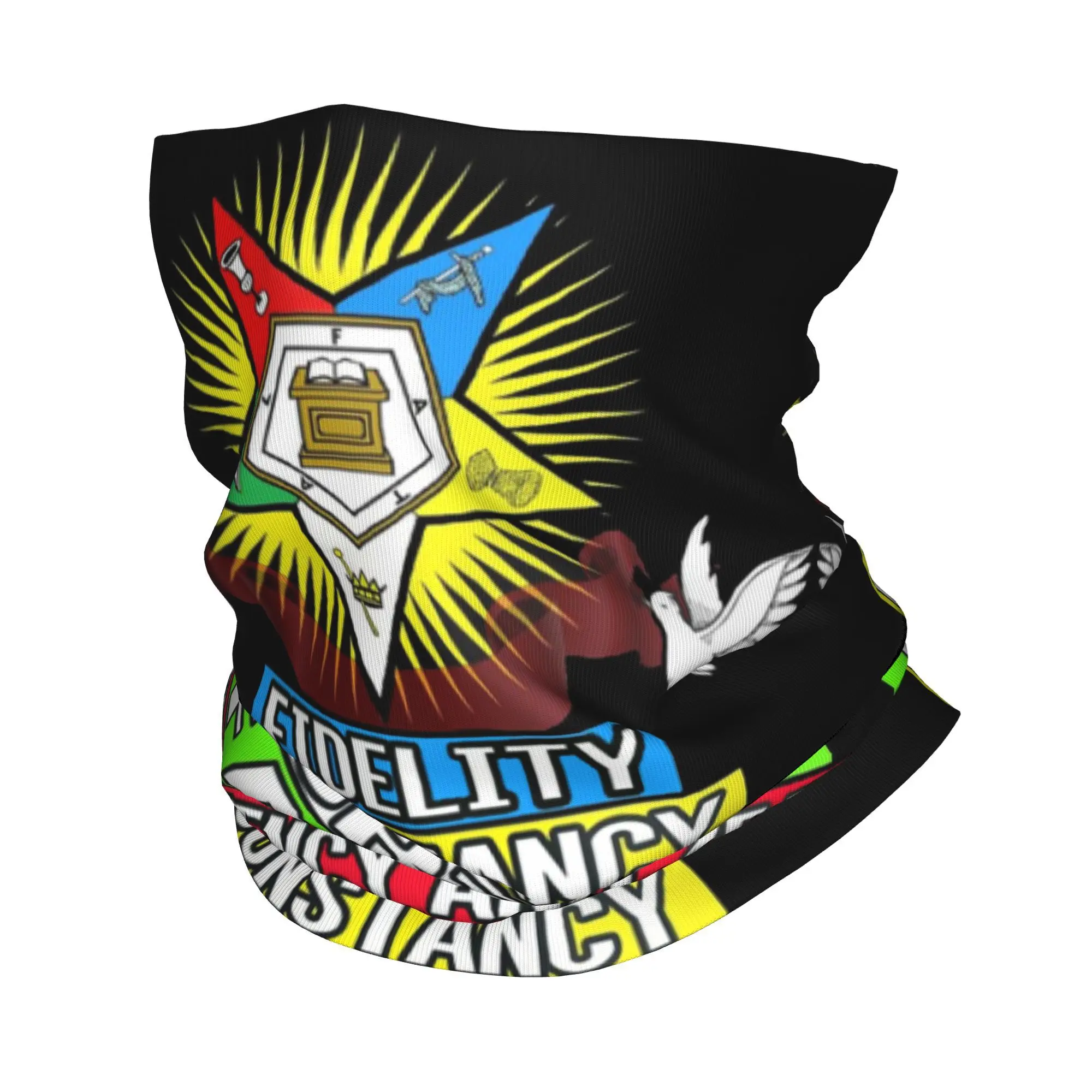 Custom OES Order Of The Eastern Star Logo Neck Gaiter Women Men UV Face Shield Winter Faith Purity Bandana Scarf for Cycling
Custom OES Order Of The Eastern Star Logo Neck Gaiter Women Men UV Face Shield Winter Faith Purity Bandana Scarf for Cycling