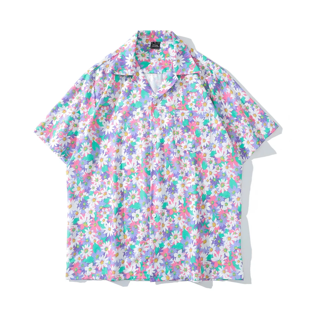 Dark Icon Flower Printed Retro Shirt Men Women Button Down Beach Shirts Summer Male Top 2 Colors
Dark Icon Flower Printed Retro Shirt Men Women Button Down Beach Shirts Summer Male Top 2 Colors