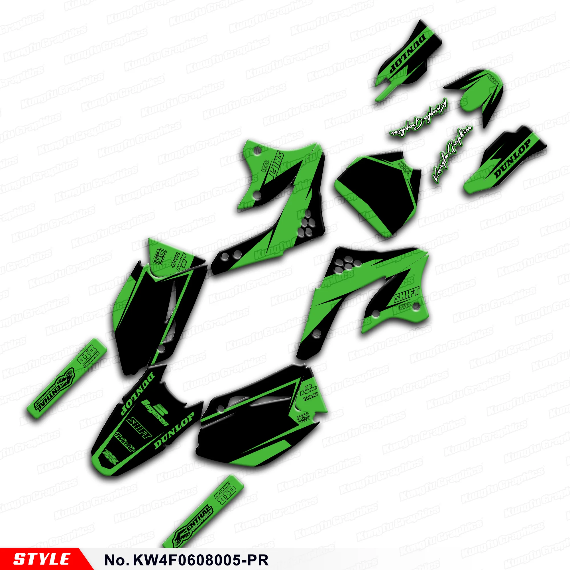 Motorcycle Decals Vinyl Wrap for Kawasaki KX 450F KX450F 2006 2007 2008, KW4F0608005-PR
Motorcycle Decals Vinyl Wrap for Kawasaki KX 450F KX450F 2006 2007 2008, KW4F0608005-PR