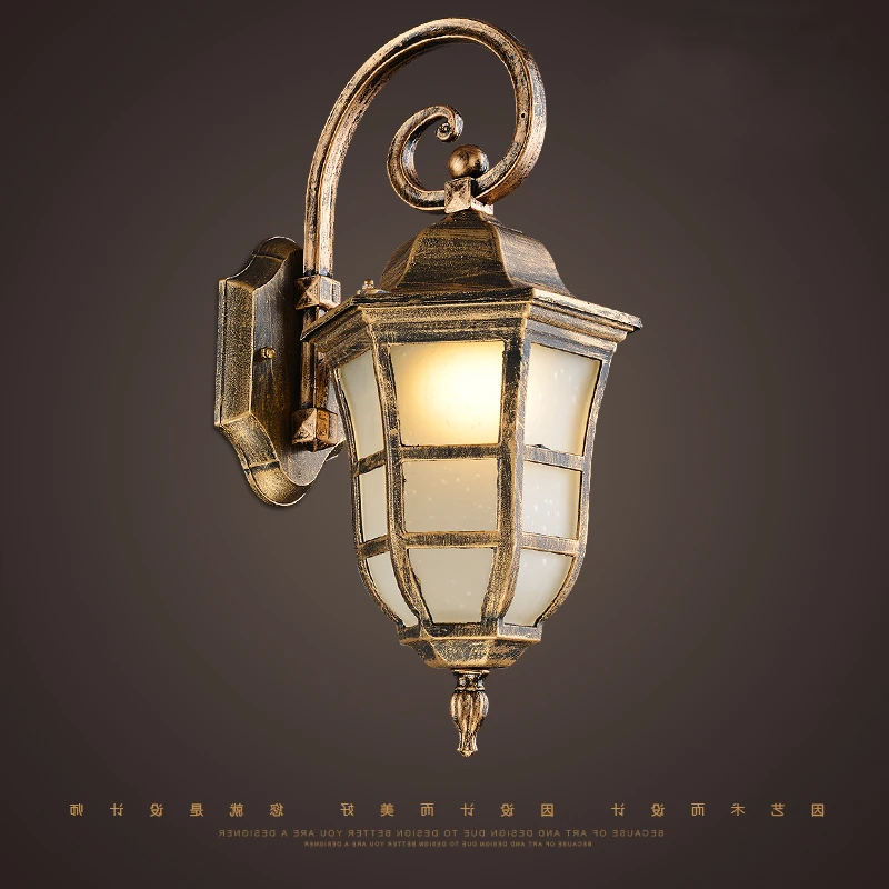 American Vintage Bronze Aluminum Waterproof Outdoor Wall Sconce Lamp European Marble Glass E27 LED Light Garden Patio Fixture
American Vintage Bronze Aluminum Waterproof Outdoor Wall Sconce Lamp European Marble Glass E27 LED Light Garden Patio Fixture