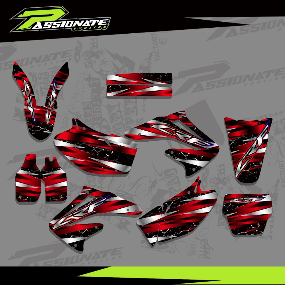 For Honda CRF450R CRF450 2002 2003 2004 CRF 450 R Motorcycle Full Fairing Graphics Background Decal Sticker Custom Name Number 
For Honda CRF450R CRF450 2002 2003 2004 CRF 450 R Motorcycle Full Fairing Graphics Background Decal Sticker Custom Name Number