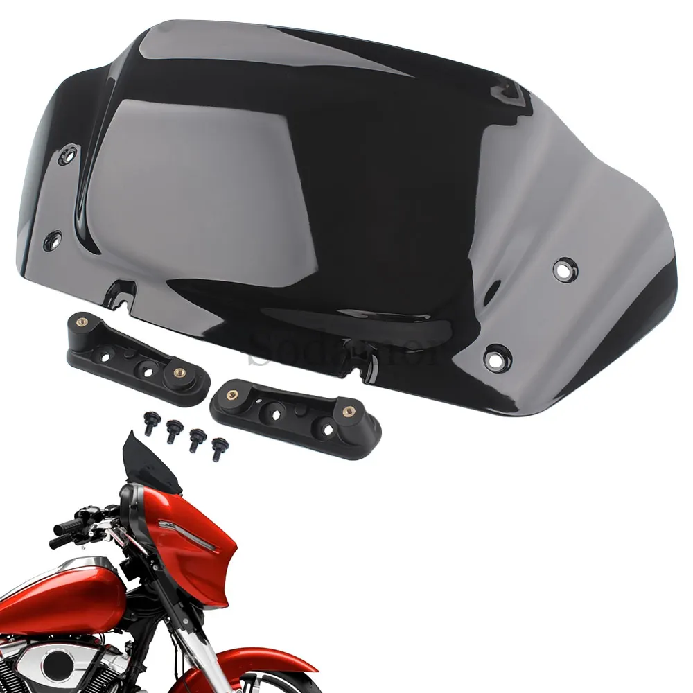 10"Motorcycle Accessories Front Fairing Windshield Windscreen Wind Deflectors For Harley Touring Street Glide FLHX FLHXSE 2023+
10"Motorcycle Accessories Front Fairing Windshield Windscreen Wind Deflectors For Harley Touring Street Glide FLHX FLHXSE 2023+