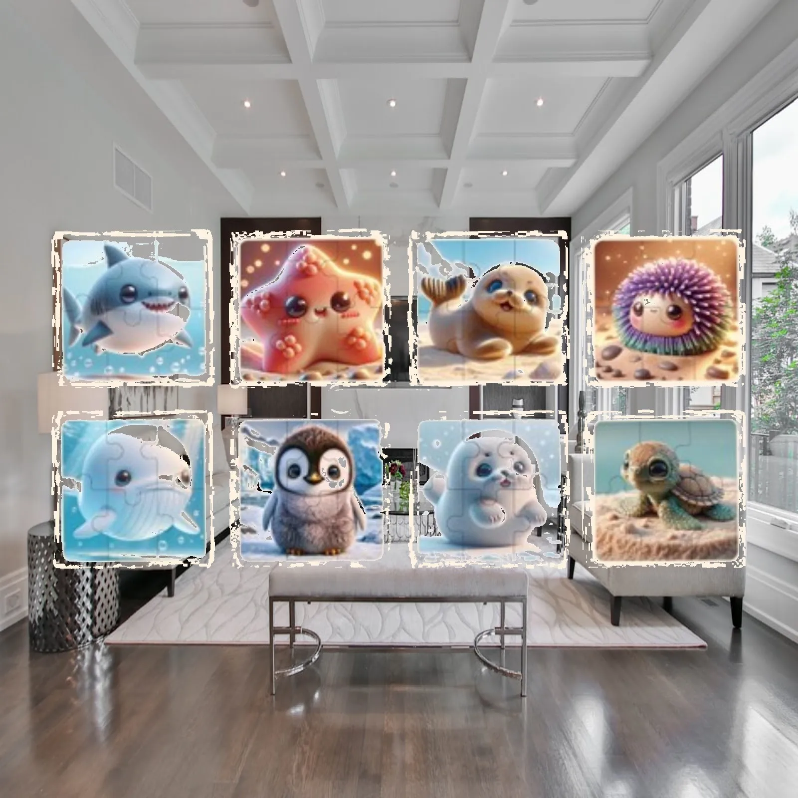 8 Pieces Wooden Jigsaw Puzzle Stem Challenging Creative Children Beginner Puzzle Set Baby Puzzle Board Toddlers Puzzles Colors
8 Pieces Wooden Jigsaw Puzzle Stem Challenging Creative Children Beginner Puzzle Set Baby Puzzle Board Toddlers Puzzles Colors