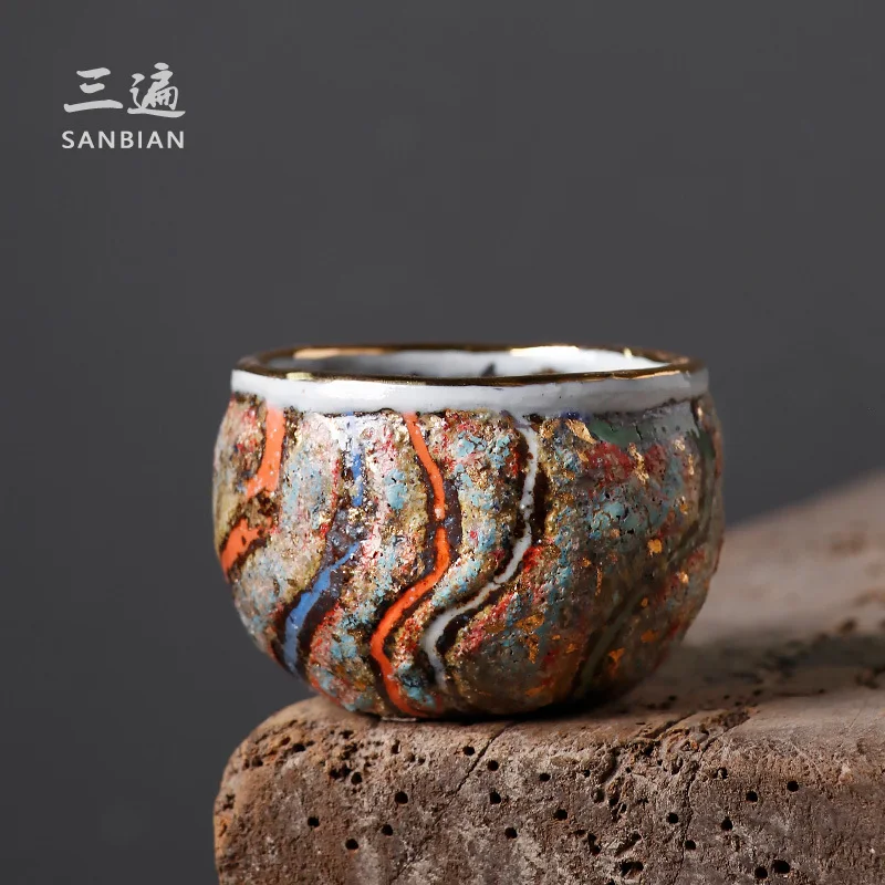 Three Layer Rock Mineral Tea Cup, High Purity Handmade Wood Fired Taiwan Old Clay Kung Fu Set, Master
Three Layer Rock Mineral Tea Cup, High Purity Handmade Wood Fired Taiwan Old Clay Kung Fu Set, Master